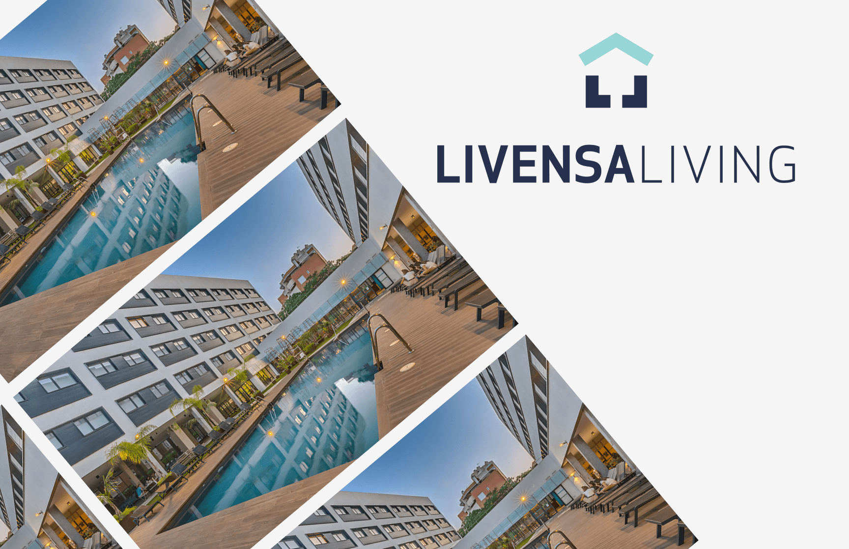 Livensa Living brand and property experience montage